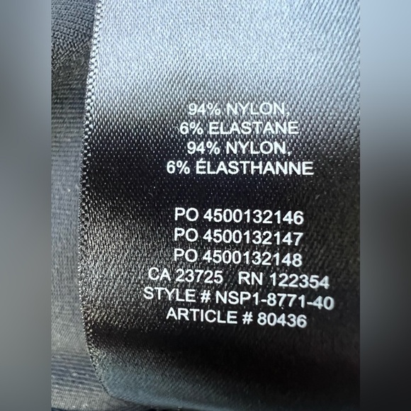 Aritzia Ten by Babaton Passion Faux Wrap Dress Fitted Side Ruched Mini Black - Picture 11 of 15